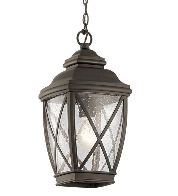 Elstead Lighting Tangier KL-TANGIER8-M -ulkoriippuvalaisin, 19,1 x 36,5 cm, E27, ruskea / kirkas hinta ja tiedot | Puutarha- ja ulkovalot | hobbyhall.fi