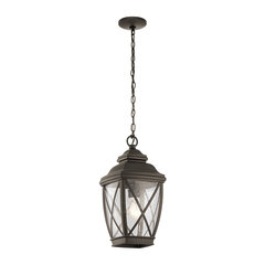 Elstead Lighting Tangier KL-TANGIER8-M -ulkoriippuvalaisin, 19,1 x 36,5 cm, E27, ruskea / kirkas hinta ja tiedot | Puutarha- ja ulkovalot | hobbyhall.fi