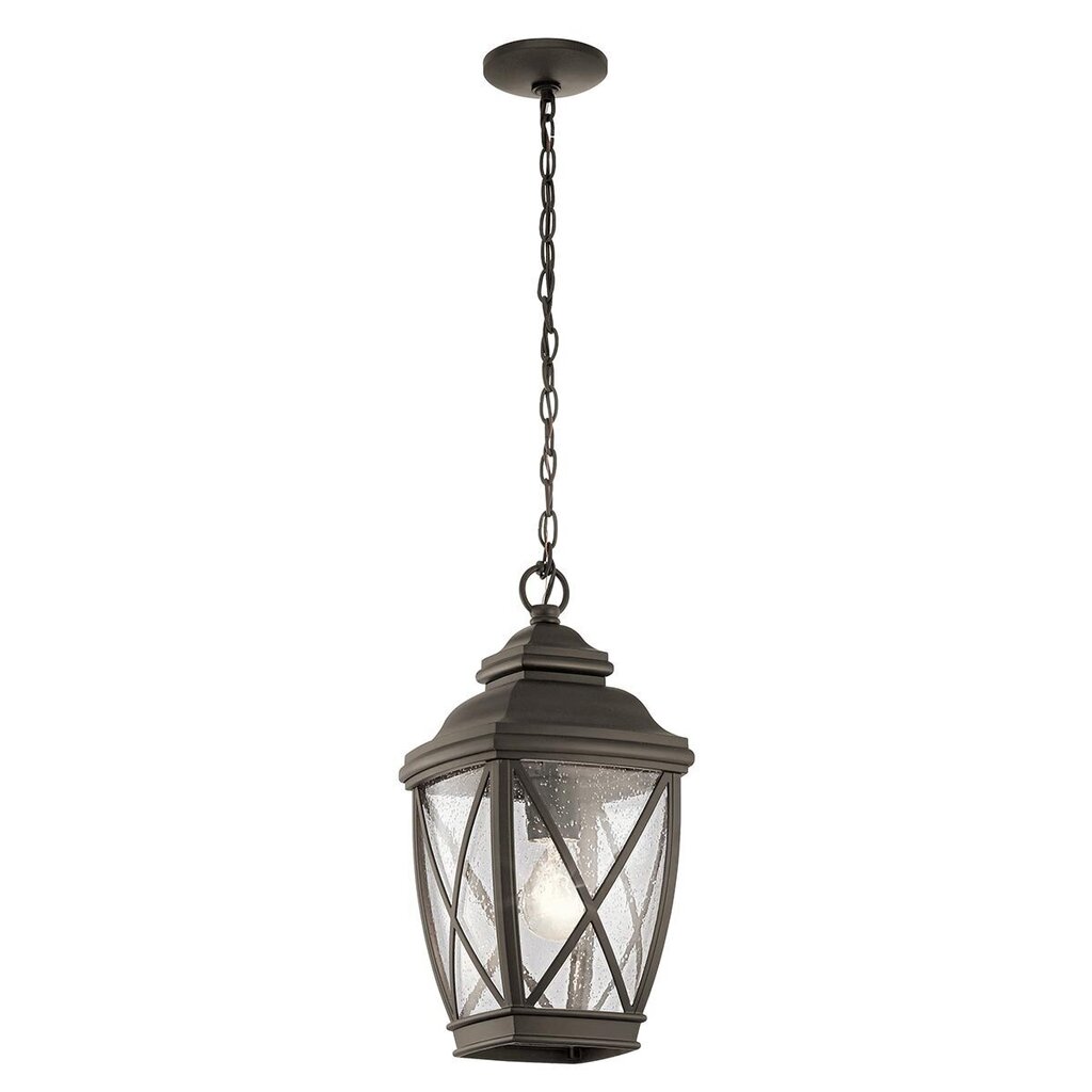 Elstead Lighting Tangier KL-TANGIER8-M -ulkoriippuvalaisin, 19,1 x 36,5 cm, E27, ruskea / kirkas hinta ja tiedot | Puutarha- ja ulkovalot | hobbyhall.fi