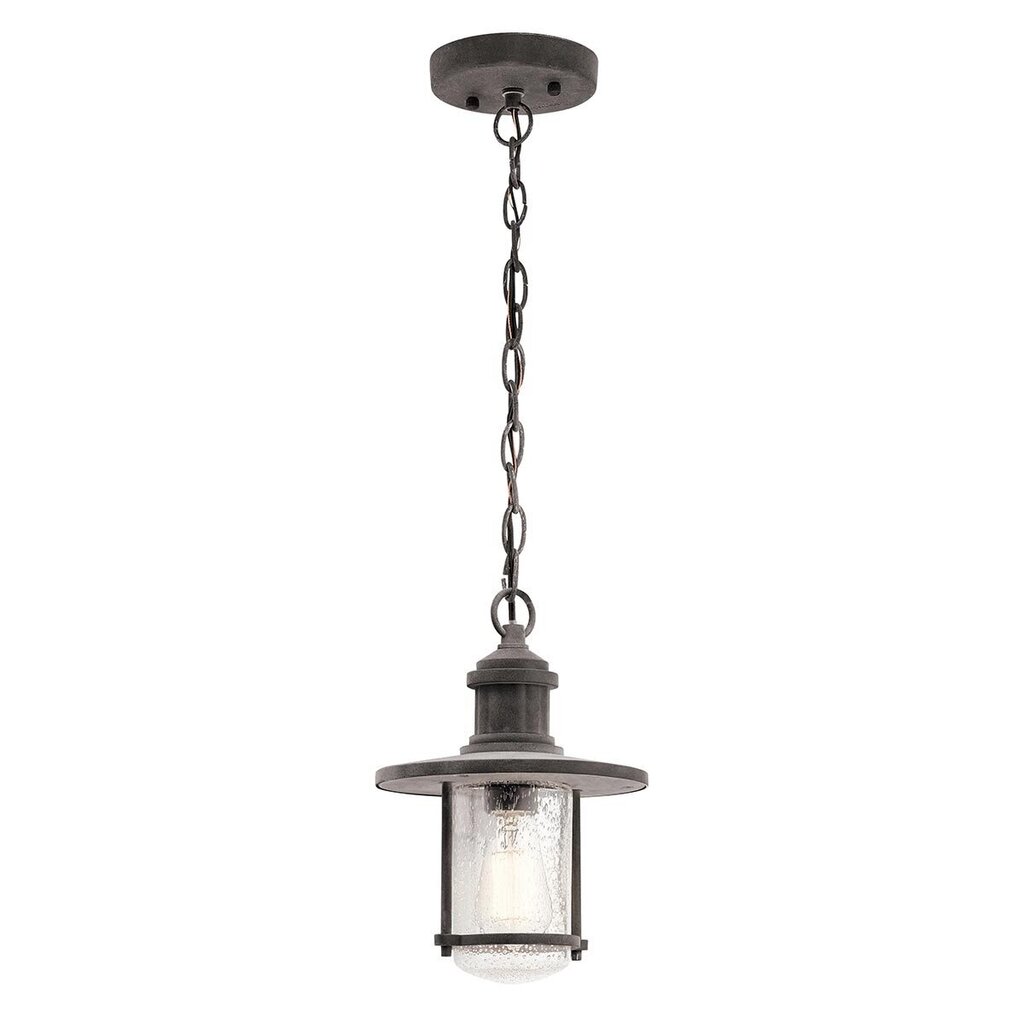 Elstead Lighting Riverwood KL-RIVERWOOD8-M -ulkoriippuvalaisin, 20,3 x 30,1 cm, E27, sinkki / harmaa / kirkas hinta ja tiedot | Puutarha- ja ulkovalot | hobbyhall.fi