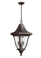 Elstead Lighting Oakmont FE-OAKMONT8-M -ulkoriippuvalaisin, 30,5 x 55,5 cm, E14, ruskea / kirkas hinta ja tiedot | Elstead lighting Piha ja puutarha | hobbyhall.fi