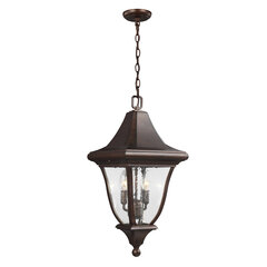 Elstead Lighting Oakmont FE-OAKMONT8-M -ulkoriippuvalaisin, 30,5 x 55,5 cm, E14, ruskea / kirkas hinta ja tiedot | Puutarha- ja ulkovalot | hobbyhall.fi