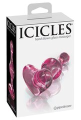 Anaalitappi Icicles No. 75, vaaleanpunainen, lasi hinta ja tiedot | Anaalilelut | hobbyhall.fi