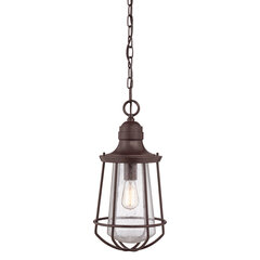 Elstead Lighting Marine QZ-MARINE8-L -ulkoseinävalaisin, 24,1 x 24,1 x 55 cm, E27, ruskea / kirkas hinta ja tiedot | Elstead lighting Piha ja puutarha | hobbyhall.fi