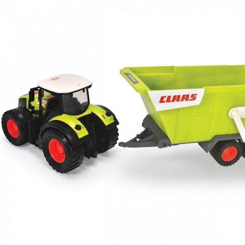 Iso Claas-traktori perävaunulla, Dickie Toys Claas, 64cm hinta ja tiedot | Poikien lelut | hobbyhall.fi