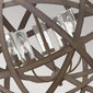 Elstead Lighting Carson HK-CARSON-5P -ulkoriippuvalaisin, 67,3 x 67,3 x 66,7 cm, E14, ruskea / kirkas läpinäkyvä hinta ja tiedot | Puutarha- ja ulkovalot | hobbyhall.fi
