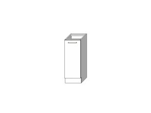 Sisäänrakennettu keittiökaappi VITA WHITE ACRYLIC GLOSS/BI, valkoinen hinta ja tiedot | Keittiön kaapit | hobbyhall.fi