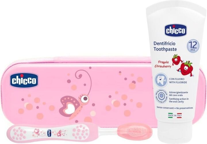 Chicco lasten hammasharja- ja hammastahnasetti hinta ja tiedot | Suuhygienia | hobbyhall.fi