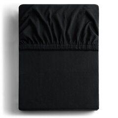Muotoon ommeltu lakana DecoKing Jersey Amber musta, 140x200 cm hinta ja tiedot | Lakanat | hobbyhall.fi