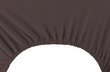 Muotoon ommeltu lakana DecoKing Jersey Amber tummanruskea , 200x200 cm hinta ja tiedot | Lakanat | hobbyhall.fi