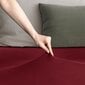 Muotoon ommeltu lakana DecoKing Jersey Amber Maroon, 160x200 cm hinta ja tiedot | Lakanat | hobbyhall.fi