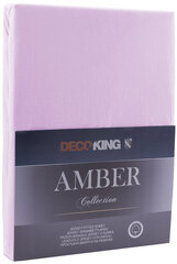 Muotoon ommeltu lakana DecoKing Jersey Amber Lilac, 200x200 cm hinta ja tiedot | Lakanat | hobbyhall.fi