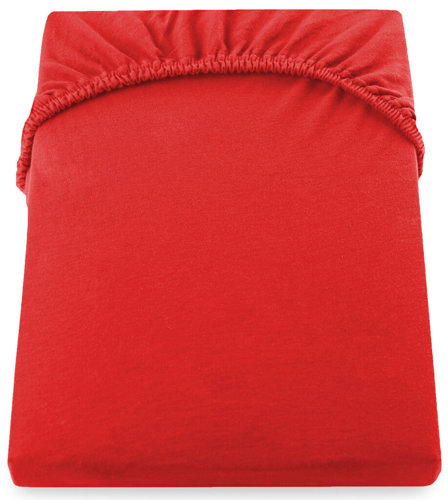 Muotoon ommeltu lakana DecoKing Jersey Amber Red, 200x200 cm hinta ja tiedot | Lakanat | hobbyhall.fi