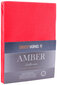 Muotoon ommeltu lakana DecoKing Jersey Amber Red, 140x200 cm hinta ja tiedot | Lakanat | hobbyhall.fi