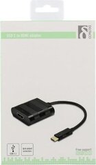 Deltaco USBC-HDMI, USB C, HDMI hinta ja tiedot | Puhelinkaapelit | hobbyhall.fi