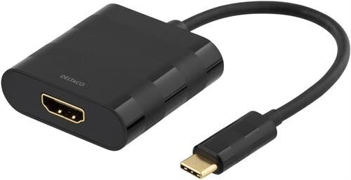 Deltaco USBC-HDMI, USB C, HDMI hinta
