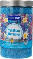 Kylpysuola On Line Senses Tahitian Mornings, 480 g hinta ja tiedot | Suihkusaippuat ja suihkugeelit | hobbyhall.fi