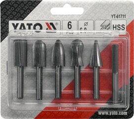 Metalliset kartioporat YT-61711 YATO (12) hinta ja tiedot | Jyrsimet | hobbyhall.fi