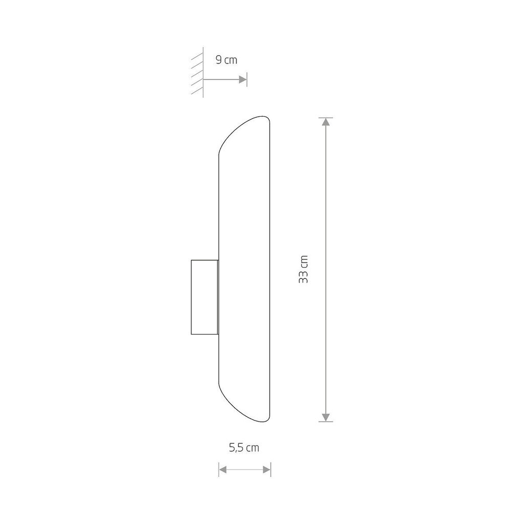 Seinävalaisin Nowodvorski EYE WALL CUT 7994 hinta ja tiedot | Seinävalaisimet | hobbyhall.fi