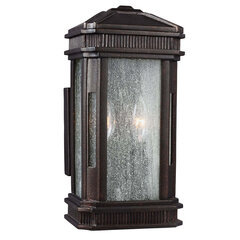 Elstead Lighting Federal FE-FEDERAL-S -ulkoseinävalaisin, 17,2 x 16,5 x 35,9 cm, E14, ruskea / valkoinen hinta ja tiedot | Elstead lighting Piha ja puutarha | hobbyhall.fi