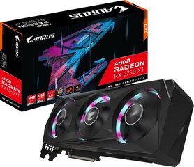 Gigabyte AORUS Radeon RX 6750 XT Elite 12G (GV-R675XTAORUS E-12GD) hinta ja tiedot | Gigabyte Tietokoneen komponentit | hobbyhall.fi