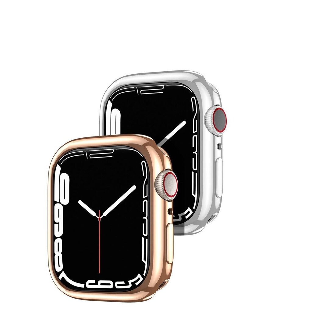 Dux Ducis Samo kotelo Apple Watch:lle 6 40mm / Watch 5 40mm / Watch 4 40mm / Watch SE 40mm, vaaleanpunainen hinta ja tiedot | Älykellojen ja aktiivisuusrannekkeiden lisätarvikkeet | hobbyhall.fi