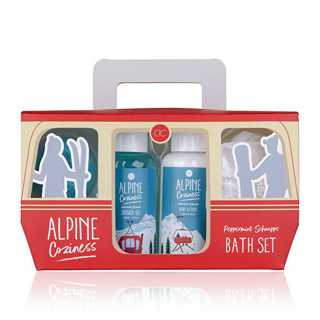 Setti Accentra Alpine Coziness: suihkugeeli, 100 ml + vartalovoide, 100 ml + kylpypallo, 60g + shampoo hinta ja tiedot | Suihkusaippuat ja suihkugeelit | hobbyhall.fi