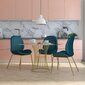 Ruokapöydän tuoli Cosmopolitan Astor CosmoLiving, sininen hinta ja tiedot | Ruokapöydän tuolit | hobbyhall.fi