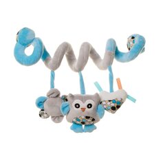 4Baby leluspiraali rattaisiin Owl OB07 hinta ja tiedot | Vauvan lelut | hobbyhall.fi