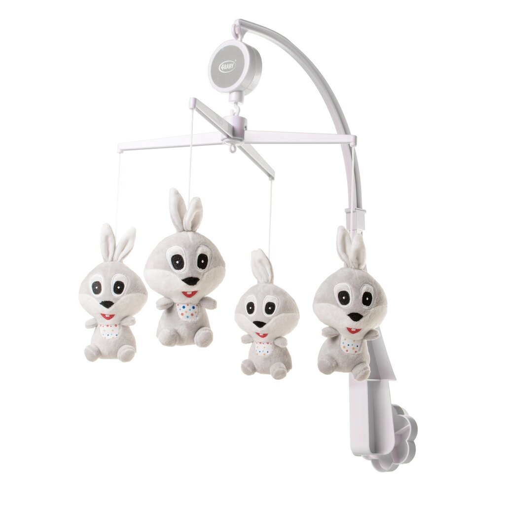 4Baby karuselli Rabbit R08 hinta ja tiedot | Vauvan lelut | hobbyhall.fi