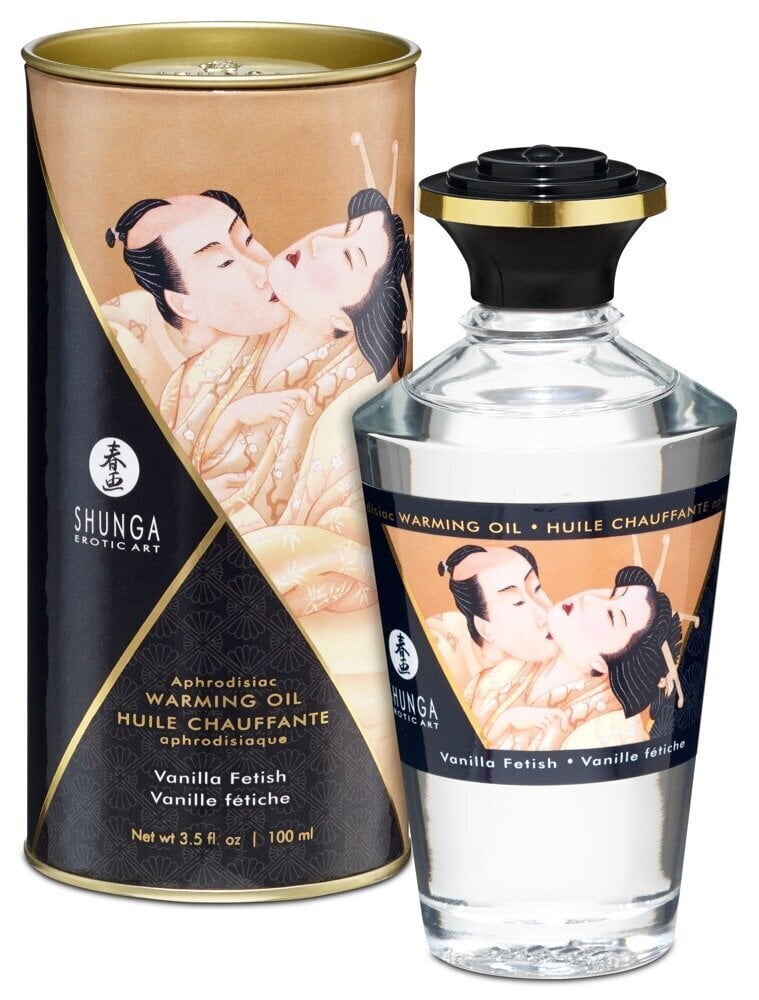 Warming Aphrodisiac Oil Shunga Vanilla Fetish 100 ml hinta