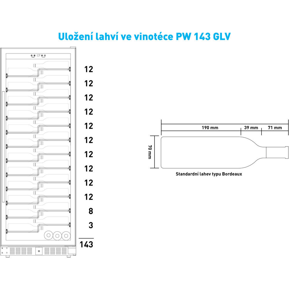 PHILCO PW 143 GLV hinta ja tiedot | Viinikaapit | hobbyhall.fi