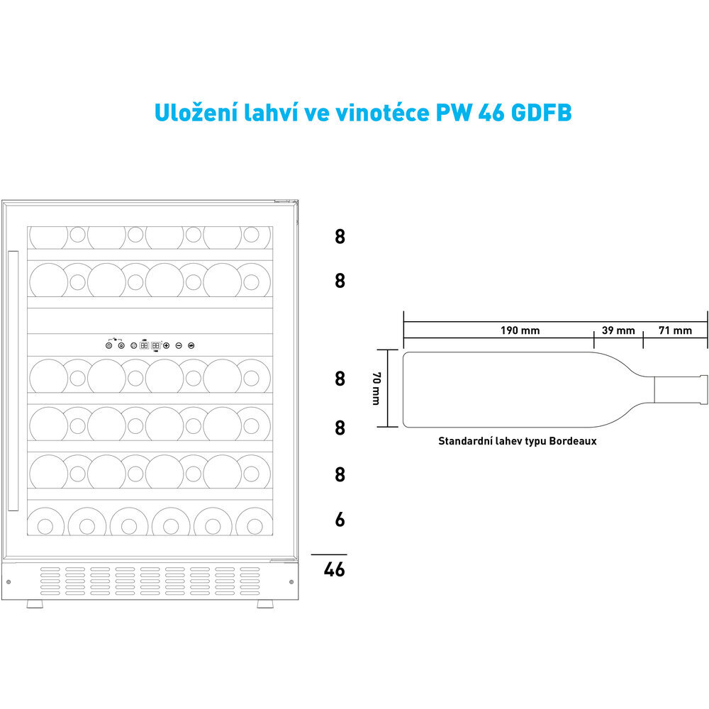 PHILCO PW 46 GDFB hinta ja tiedot | Viinikaapit | hobbyhall.fi