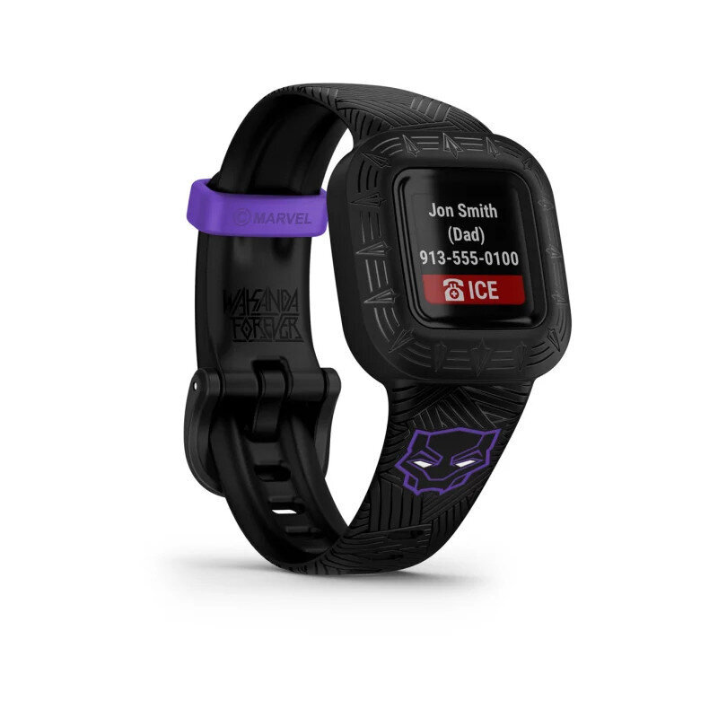 Aktiivisuusranne Garmin Vivofit jr. 3 Black Panther Special Edition 010-02441-14 hinta ja tiedot | Älykellot | hobbyhall.fi