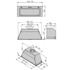 Allenzi CH 111 90 hinta ja tiedot | Allenzi Keittiölaitteet | hobbyhall.fi