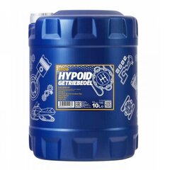 Manuaalivaihteiston mineraaliöljy Mannol Hypoid 80W/90 GL-4/GL-5 LS 8106, 10L hinta ja tiedot | Moottoriöljyt | hobbyhall.fi