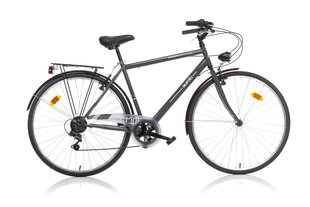 Polkupyörä Trekking Uomo 28" - Citypyörä, väri, harmaa. hinta ja tiedot | Polkupyörät | hobbyhall.fi