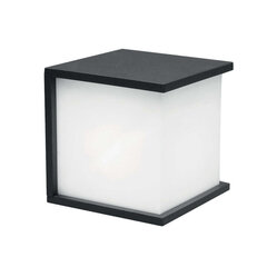 Elstead Lighting Torsten TORSTEN-SQ-ulkoseinävalaisin, 17,1 x 16,5 x 16,5 cm, E27, tummanharmaa / valkoinen hinta ja tiedot | Elstead lighting Piha ja puutarha | hobbyhall.fi