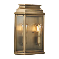 Elstead Lighting St martins ST-MARTINS-L-BR-ulkoseinävalaisin, 30,2 x 10 x 41,4 cm, E27, kulta / kirkas läpinäkyvä hinta ja tiedot | Elstead lighting Piha ja puutarha | hobbyhall.fi