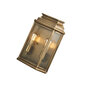 Elstead Lighting St martins ST-MARTINS-L-BR-ulkoseinävalaisin, 30,2 x 10 x 41,4 cm, E27, kulta / kirkas läpinäkyvä hinta ja tiedot | Puutarha- ja ulkovalot | hobbyhall.fi