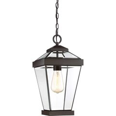 Elstead Lighting Ravine QZ-RAVINE8-M -ulkoriippuvalaisin, 20,3 x 41,3 cm, E27, ruskea / kirkas läpinäkyvä hinta ja tiedot | Puutarha- ja ulkovalot | hobbyhall.fi