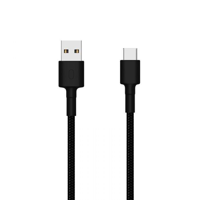 Xiaomi Mi Type-C Braided Cable SJV4109GL hinta ja tiedot | Kaapelit ja adapterit | hobbyhall.fi