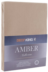 Muotoon ommeltu lakana DecoKing Jersey Amber Cappucino, 200x220 cm hinta ja tiedot | Lakanat | hobbyhall.fi