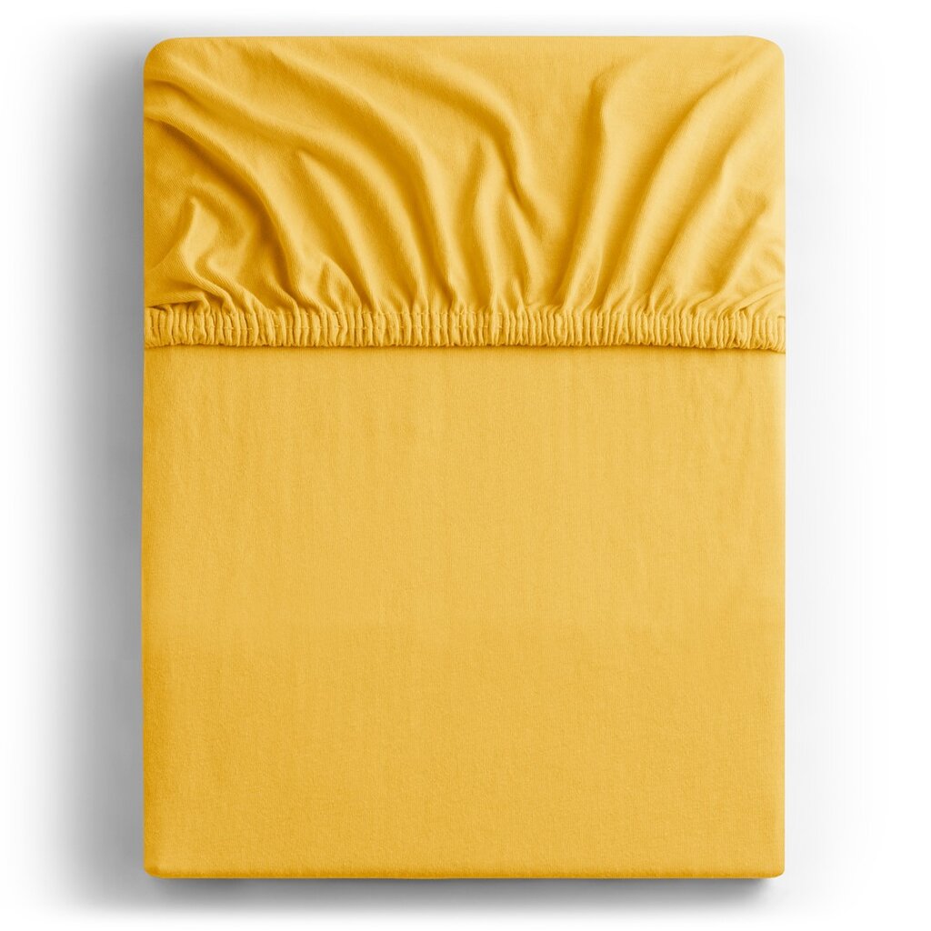 Muotoon ommeltu lakana DecoKing Jersey Amber Orange, 200x200 cm hinta ja tiedot | Lakanat | hobbyhall.fi