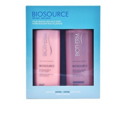 Setti Biosource Duo Ps Biotherm: meikinpoistoaine, 400 ml + kasvovesi, 400 ml