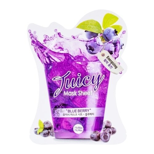 Kasvonaamio sekaiholle, rasvoittuvalle ja ongelmaiholle Holika Holika Juicy Mask Blue berry, 20 ml hinta ja tiedot | Kasvonaamiot ja silmänalusaamiot | hobbyhall.fi