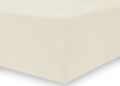 Muotoon ommellut lakanat DecoKing Jersey Nephrite Cream Collection, 200x200 cm hinta ja tiedot | Lakanat | hobbyhall.fi