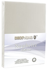 DecoKing Jersey Nephrite Collection, muotoon ommeltu lakana 120x200 cm hinta ja tiedot | Lakanat | hobbyhall.fi