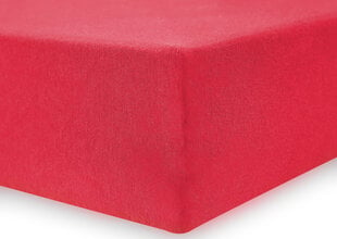 Muotoon ommeltu lakana DecoKing Jersey Nephrite Red Collection, 200x200 cm hinta ja tiedot | Lakanat | hobbyhall.fi