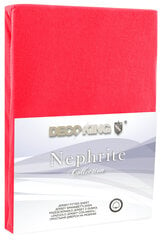 DecoKing Jersey Nephrite Red Collection, 160x200 cm hinta ja tiedot | Lakanat | hobbyhall.fi